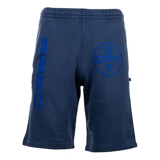 Off-White Alphabet Logo Casual Shorts Version Blue OMCI006F19E300093830