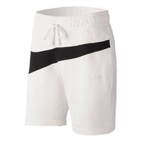 Nike Athleisure Casual Sports Contrasting Colors Large Retro Shorts White AR3161-100