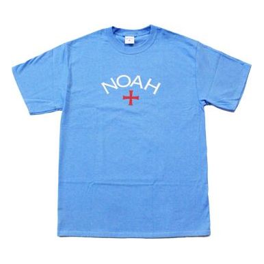 NOAH NYC Logo Tee Blue Short Sleeve Unisex NOAH-SS18-006-1