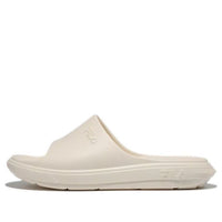 FILA Stylish Simplicity Thick Sole Creamy White Korean Version Slippers 1SM01596D_100