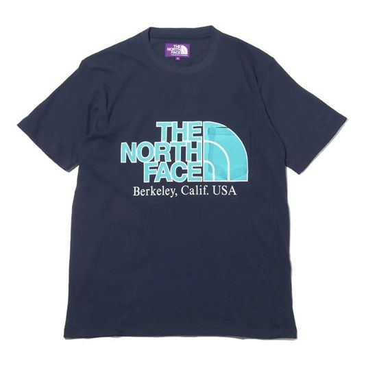 THE NORTH FACE PURPLE LABEL Logo Short Sleeve Unisex Navy Blue NT3915N-N
