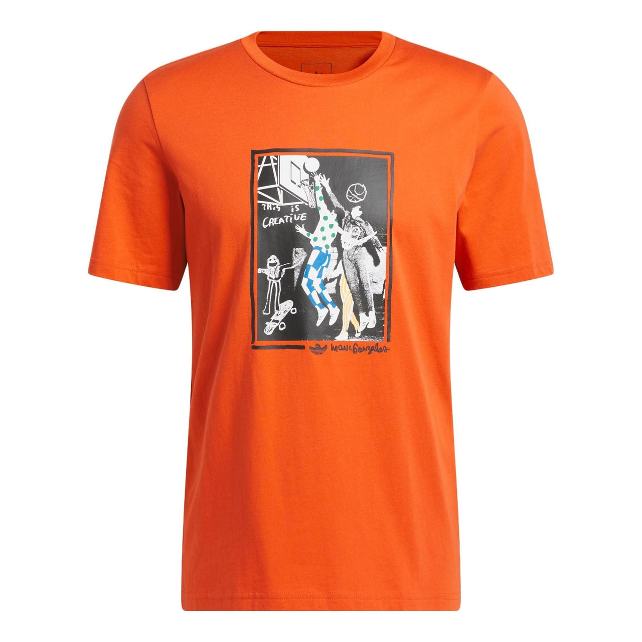 adidas Originals Graphic Shmoofoil Tee 'Orange' HS3046