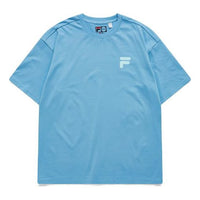 Fila FUSION Casual Sports Round Neck Short Sleeve Couple Style Blue T11U126110F-LB