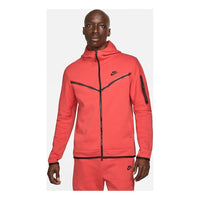 Nike Tech Fleece Full Zip Up Hoodie 'Lobster Red' CU4489-606