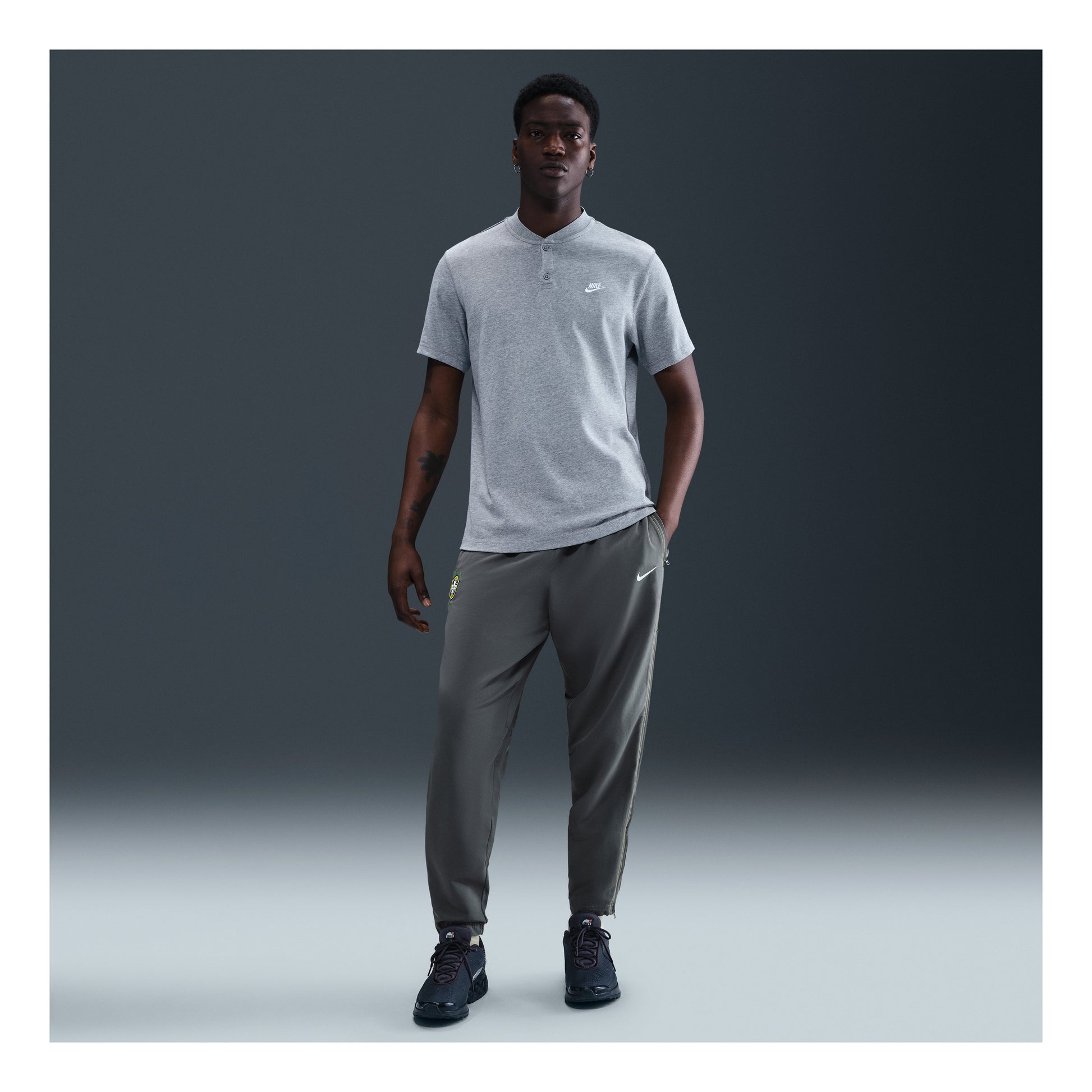 Nike Brazil 2004 Reissue Track Pants 'Grey' HV4431-021