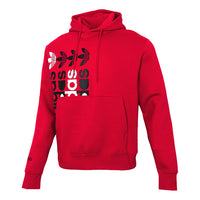 adidas originals Frm Hoody Casual Sports Fleece Lined hooded Pullover Red GT8369