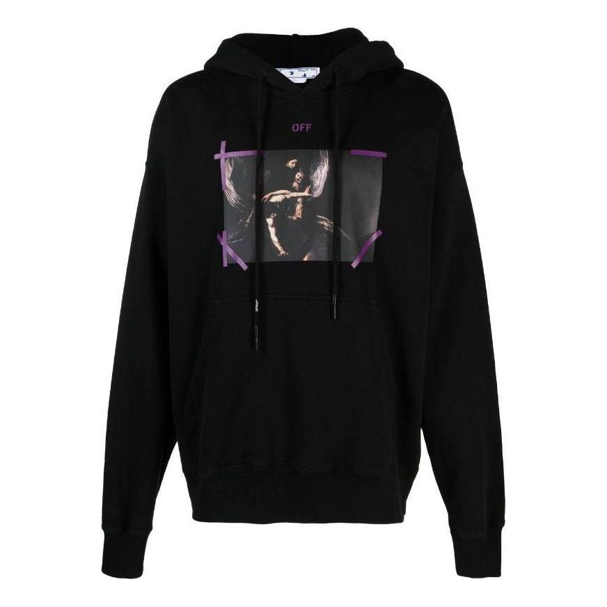 Off-White SS23 Black Carvaggio Cotton OMBB085S23FLE0011036