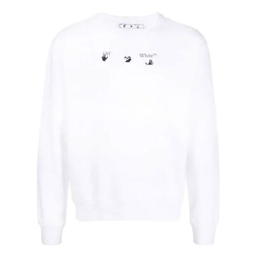 Off-White SS21 Printing Long Sleeves Version White OMBA025S21FLE0070110