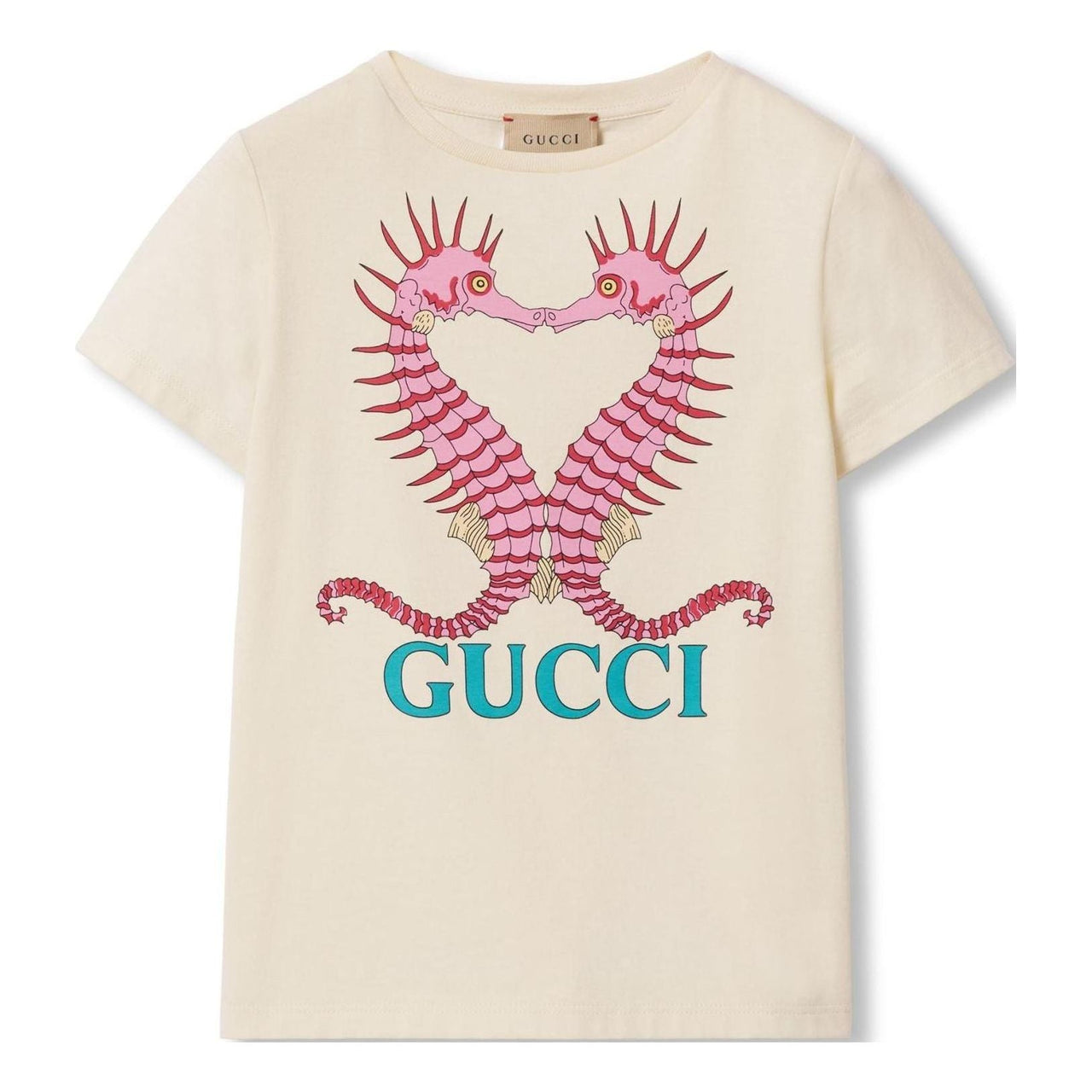 (GS) Gucci Printed Cotton T-shirt 'White' 610190-XJGJD-9779