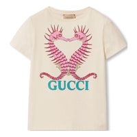 (GS) Gucci Printed Cotton T-shirt 'White' 610190-XJGJD-9779