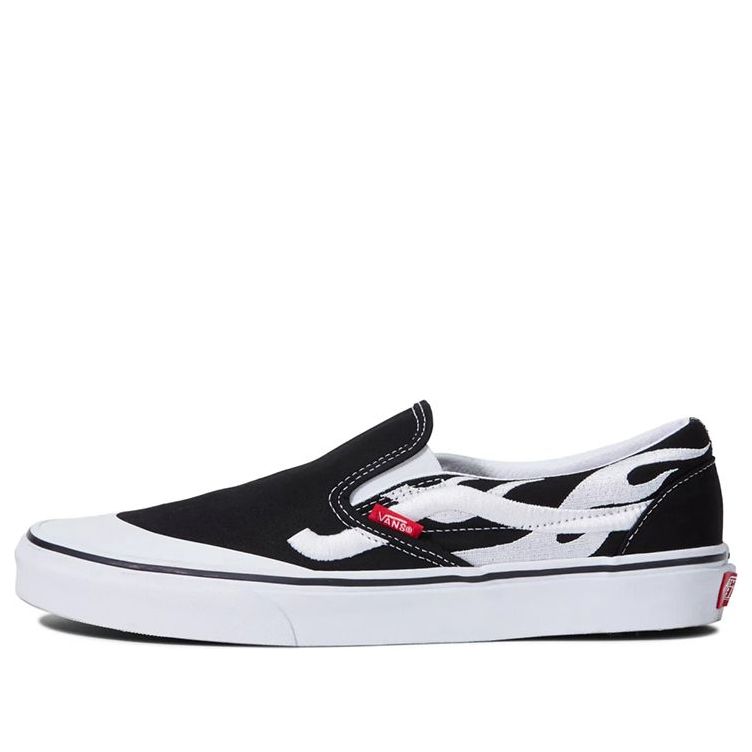 A$AP Worldwide x Pacsun x Vans Unisex Slip-On Casual Sneakers Black/White VN0A4VCF7GY