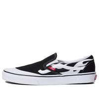 A$AP Worldwide x Pacsun x Vans Unisex Slip-On Casual Sneakers Black/White VN0A4VCF7GY
