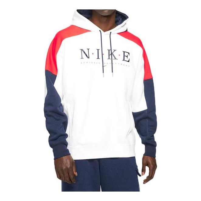 Nike Club Pullover Basketball Hoodie 'White' DM7952-100