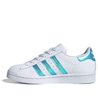 (GS) adidas originals Superstar J 'White Blue' FW8280