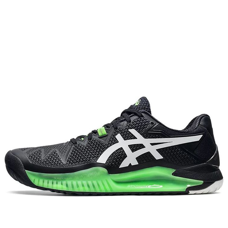 ASICS Gel-Resolution 8 'Black Green Gecko' 1041A076-003