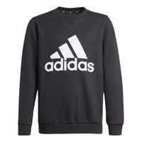 (GS) adidas Essentials Sweatshirt Asia Sizing 'Black White' GN4029