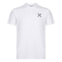 Men's KENZO FW20 Logo Round Neck Short Sleeve White T-Shirt FA65TS0014SJ-01