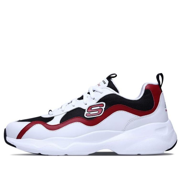Skechers D'lites Airy Running Shoes Black/White/Red 999859-WBKR