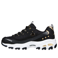 (WMNS) Skechers D'LITES 'Black Gold' 149267-BKGD