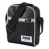 PUMA Campus Portable Shoulder Bag 'Black White' 077432-01