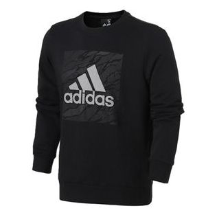 adidas Men's Sporty Pullover Black And White DT2496