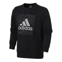 adidas Men's Sporty Pullover Black And White DT2496