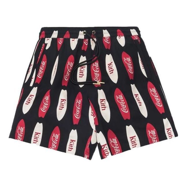 KITH x Coca-Cola Surf Board Print Hardaway Short 'Black' KH-009