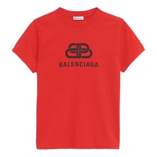 Balenciaga BB Version Short Sleeve Red 578133TEV486400