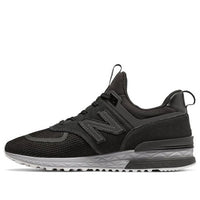 New Balance NB 574 Sport Sports Casual Shoes 'Black White Red' MS574UTB