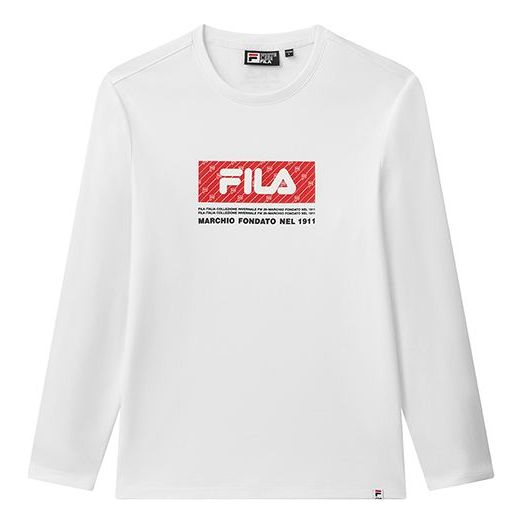 FILA Classic Sports Pure Cotton Tops White F11M048201F-WT