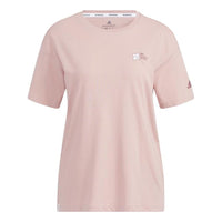 (WMNS) adidas Ocean Graphic Short Sleeve T-Shirt Asia Sizing 'Pink' HE7340