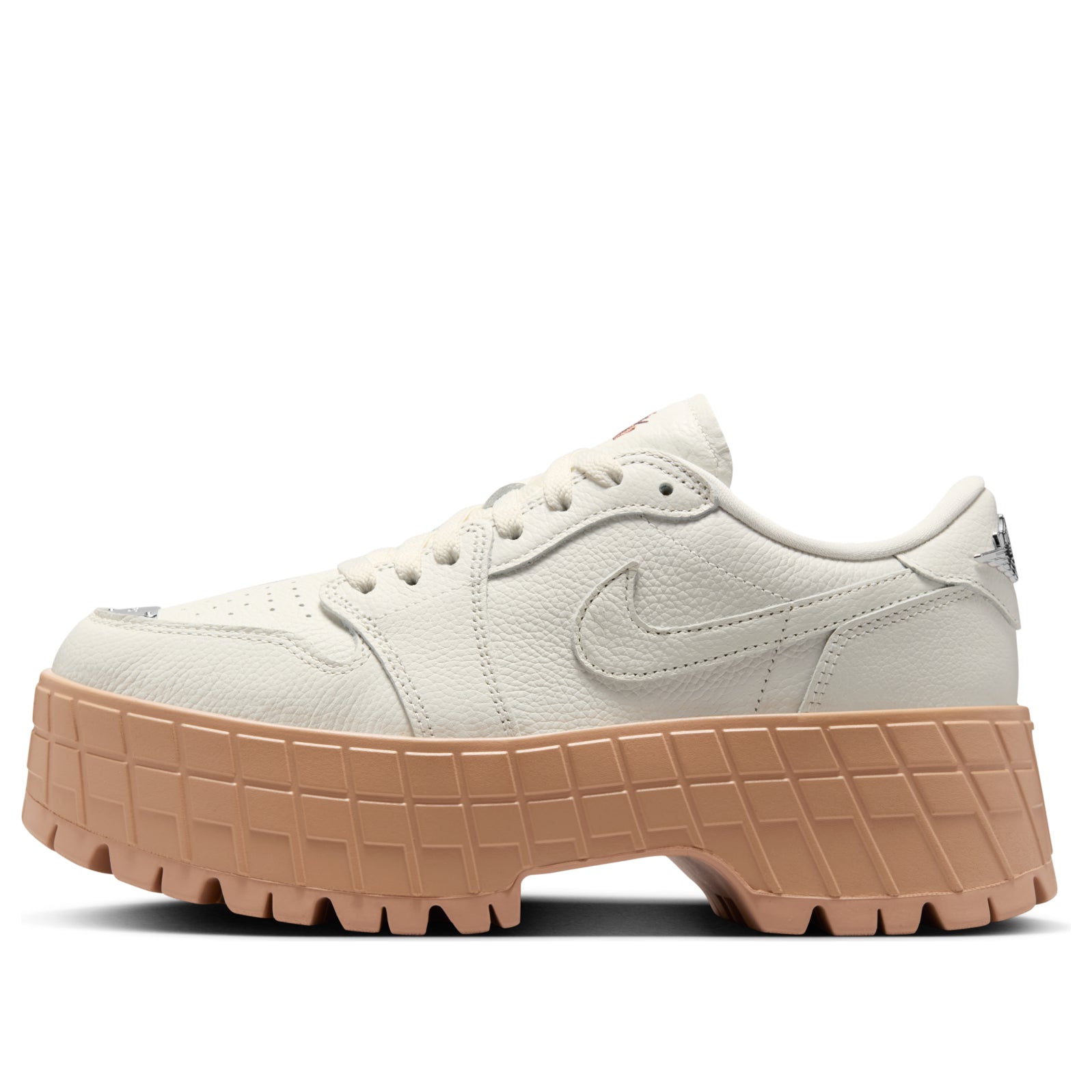 (WMNS)	Air Jordan 1 Low Brooklyn 'Sail Rattan'  HF3184-101