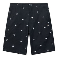 FILA Loose Full Print Casual Sports Shorts Blue F61M028860F-BK
