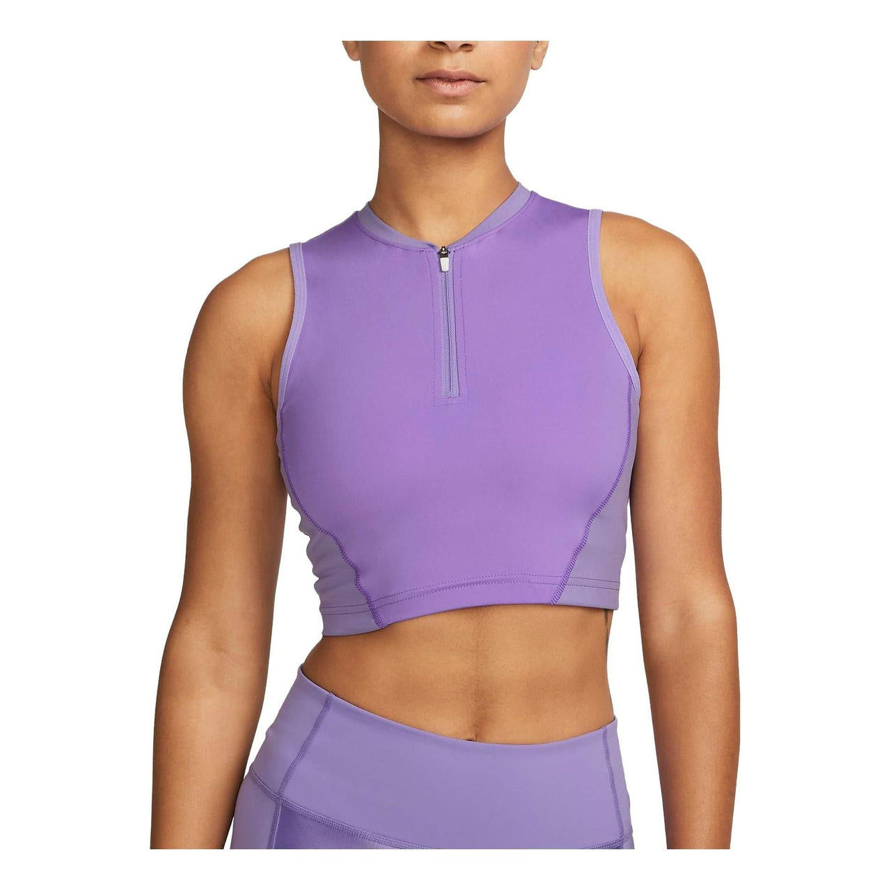 (WMNS) Nike Pro Dri-FIT Crop Tank 'Purple' FJ1830-542