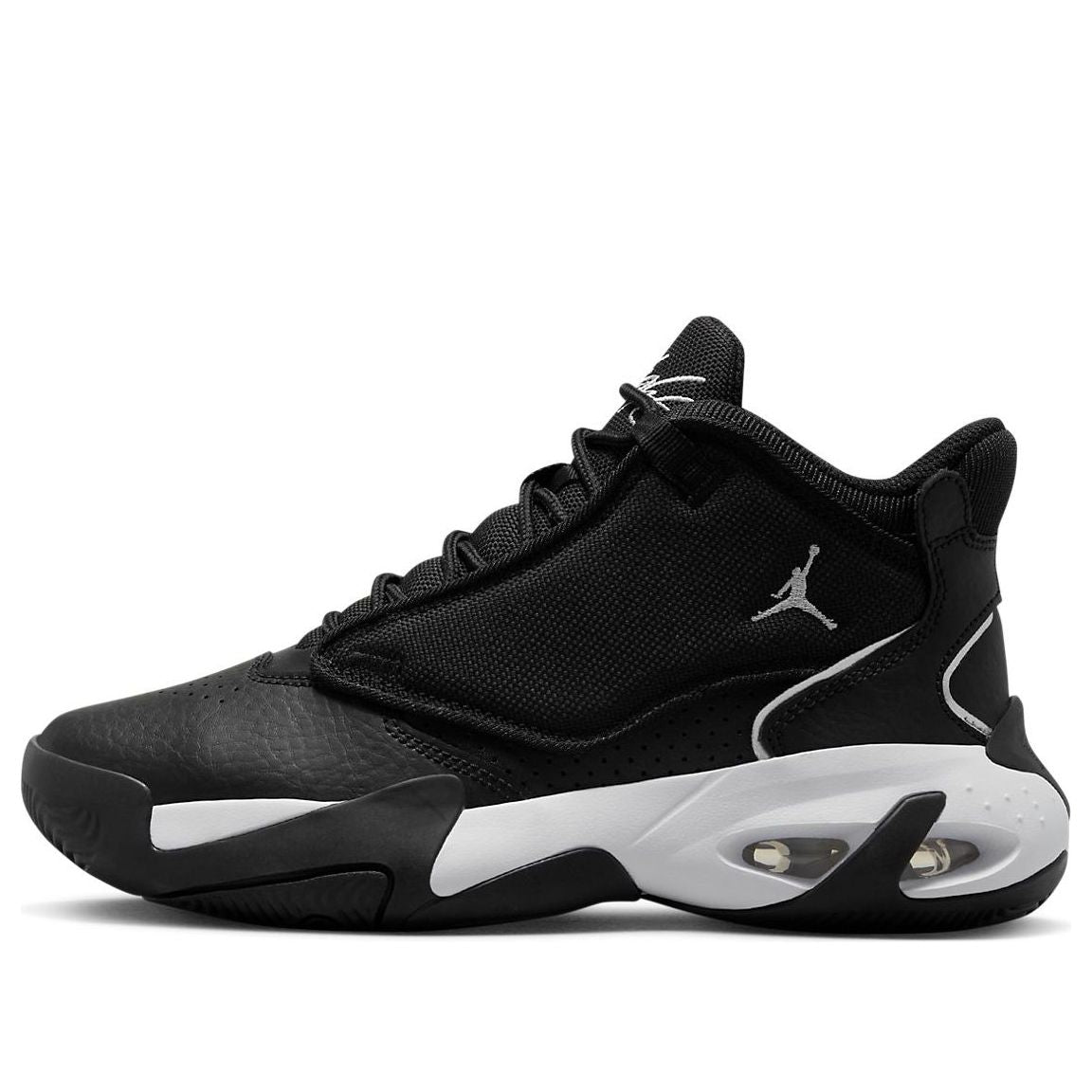(GS) Air Jordan Max Aura 4 'Black Metallic Silver' DQ8404-002