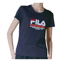 (WMNS) FILA Classic Short Sleeve Blue T-Shirt F61W028121F-NV