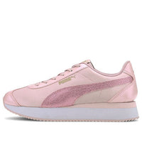 (WMNS) PUMA Turino Stacked Glitter Low Running Shoes Pink/White 371944-05