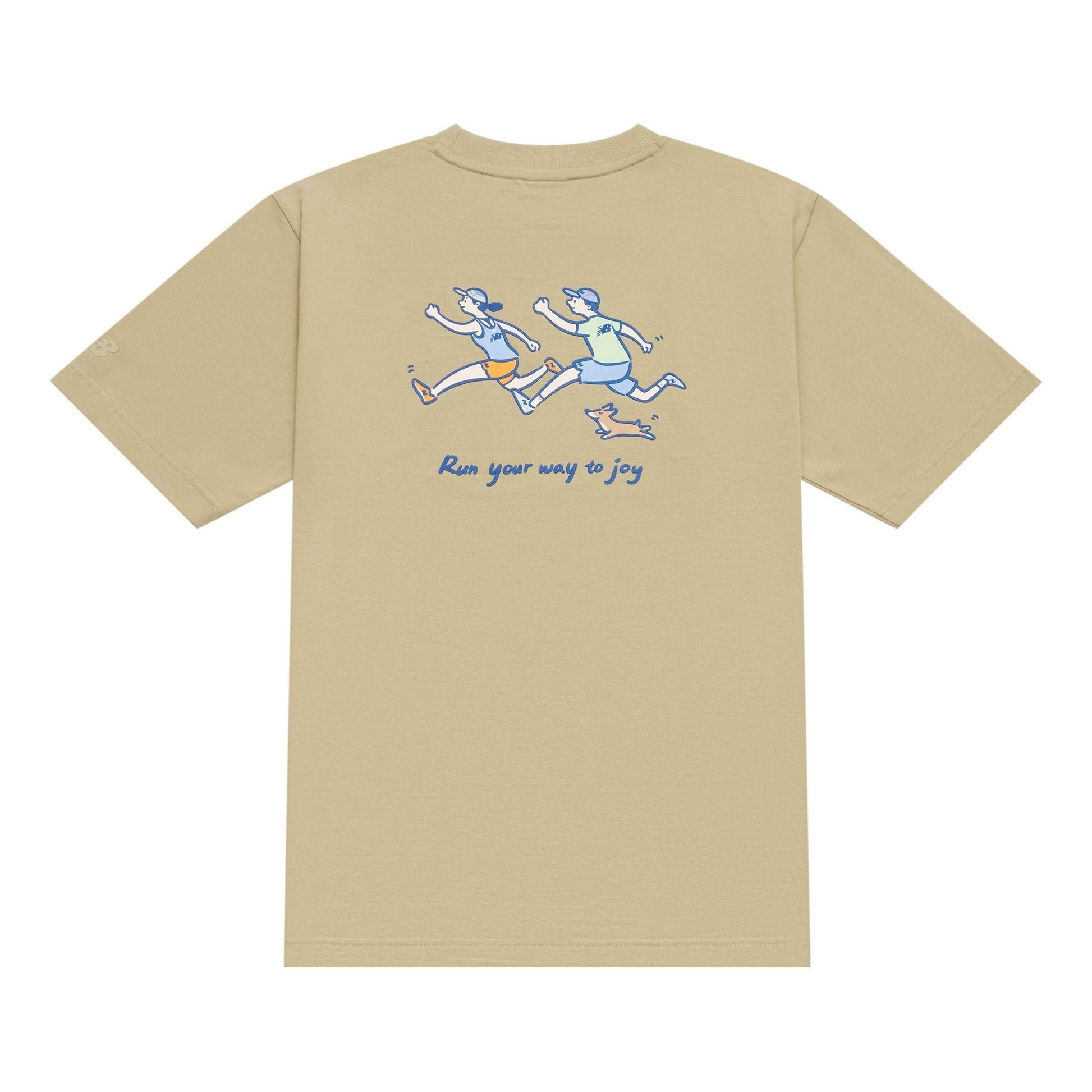 New Balance Running Graphic T-Shirt Asia Sizing 'Tan' NEE26121-LB