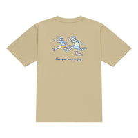 New Balance Running Graphic T-Shirt Asia Sizing 'Tan' NEE26121-LB