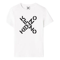 KENZO SS21 Logo Printing Round-neck White FB52TS8504SJ-01