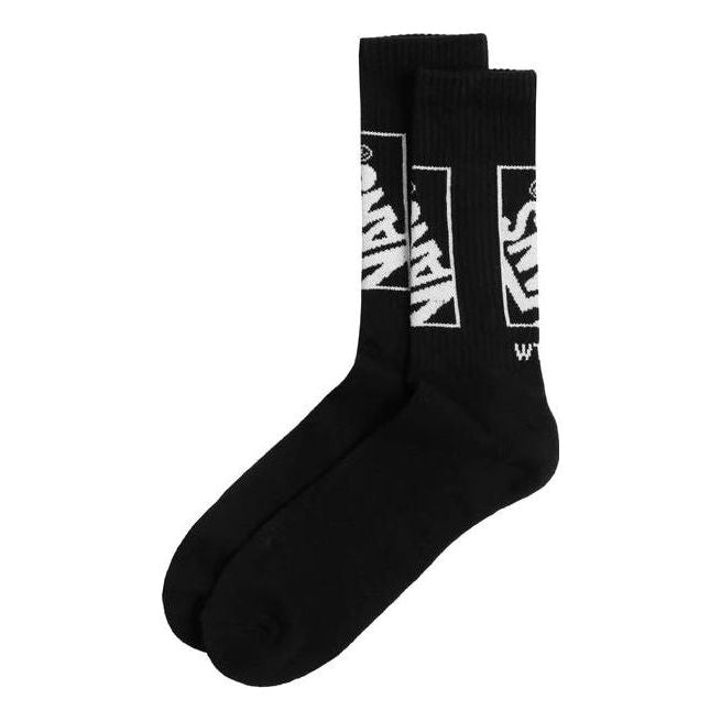 Vans Vault x Wtaps Crew Socks (1 Pair) 'Black' VN0A7SPUBLK