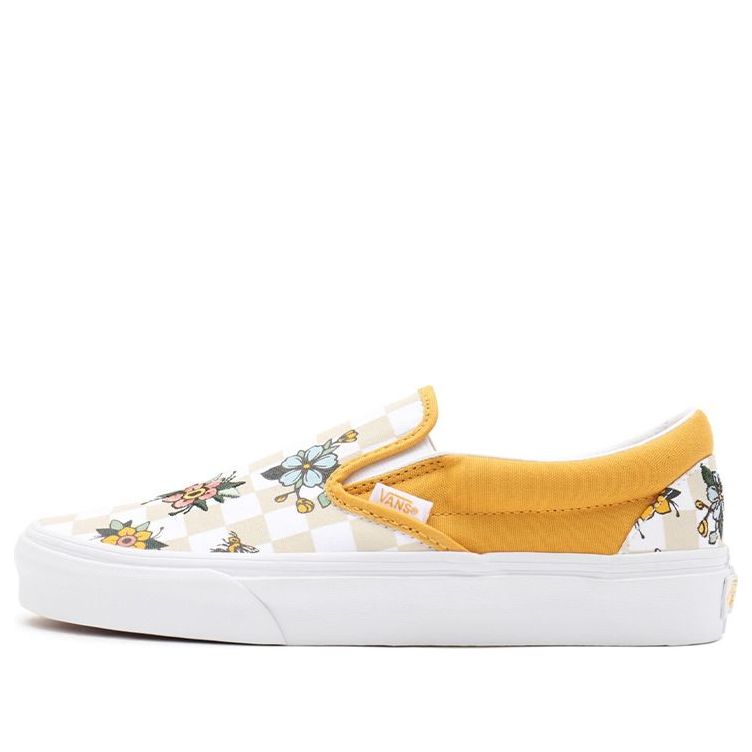 Vans Garden Check Classic Slip-on 'White Yellow' VN0A33TB9HP