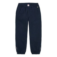 Supreme FW19 Week 5 x LACOSTE Pique Pant Crossover Retro Long Pants Unisex Navy Blue SUP-FW19-558