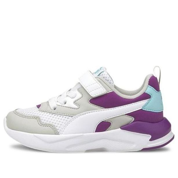 (PS) PUMA X-Ray Lite Radiate Ac Ps Running Shoes Grey/Purple 375068-02
