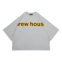 Drew House Boxy T-shirt 'Heather Grey' DR-FW22-262