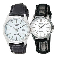 CASIO General DRESS Japan / South Korea Fashion Couple White Analog MTP-1183E-7A&LTP-1183E-7A