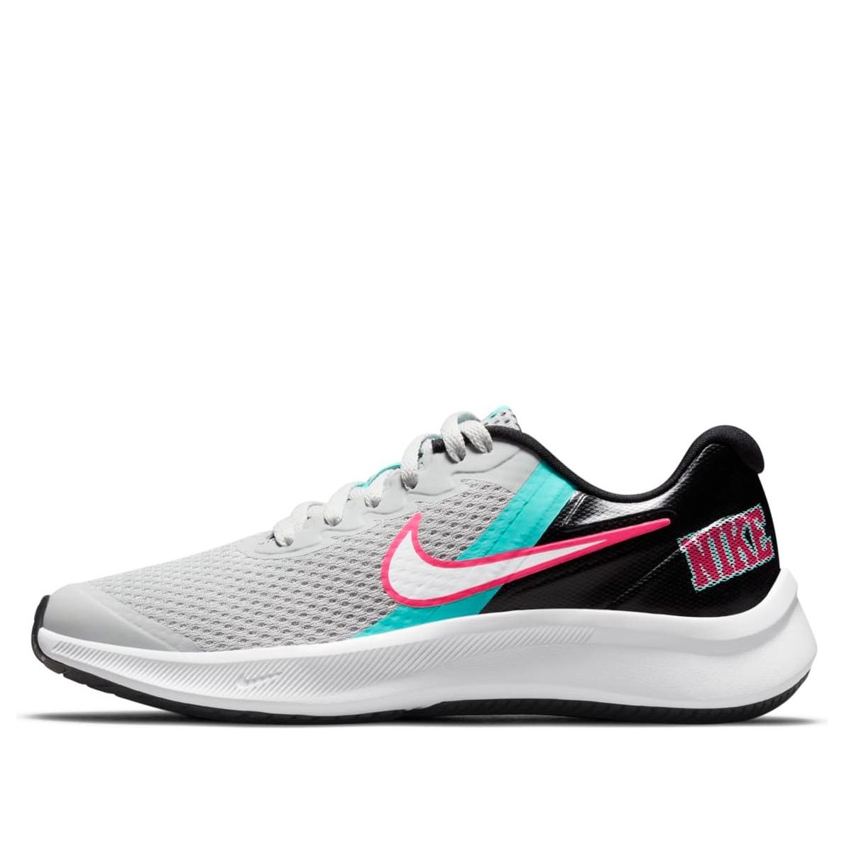 (GS) Nike Star Runner 3 'Grey Black Pink' DD1144-001
