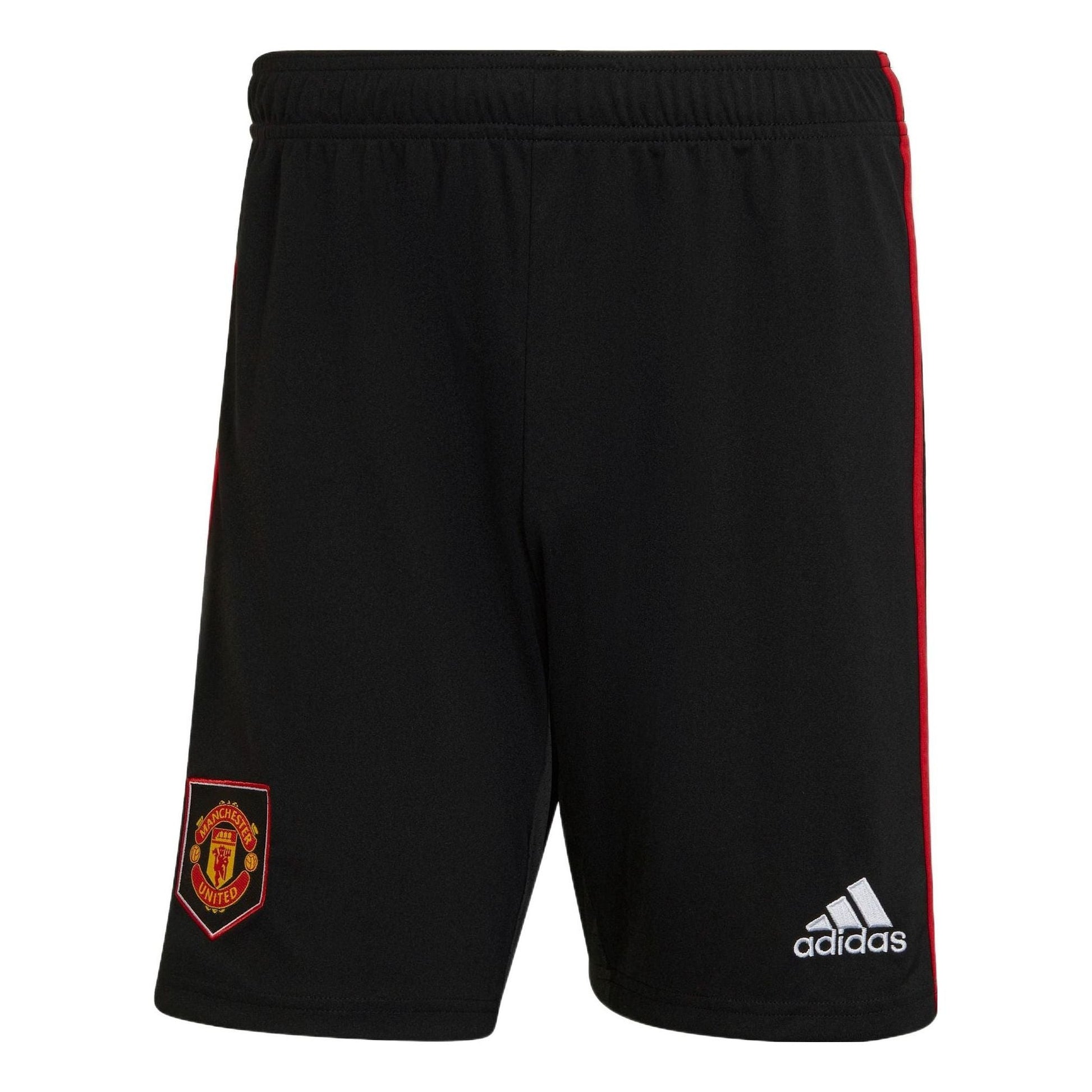 adidas MUFC Manchester United Soccer/Football Sports Stripe Shorts Black H13882