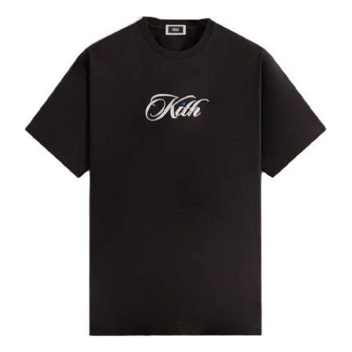 KITH Cursive Logo Tee 'Black' KHM031566-001