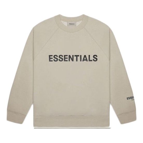 Fear of God Essentials Tan Alphabet Printing Long Sleeves Cuff Alphabet Unisex Brown FOG-SS20-298